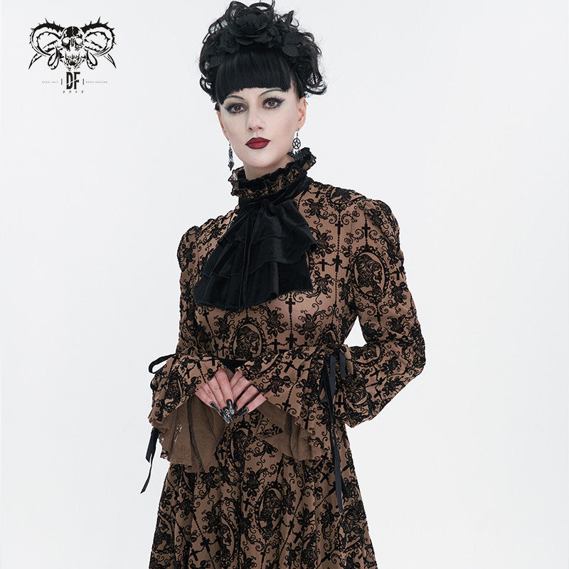 Wilhelmina' Gothic Floral Mesh Dress | Dress | Three Fleas Wilhelmina' Gothic Floral Mesh Dress | Dress | Three Fleas