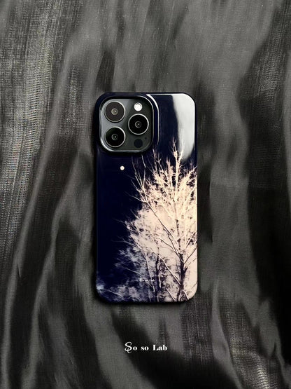 Winter Snow Tree Printed Phone Case