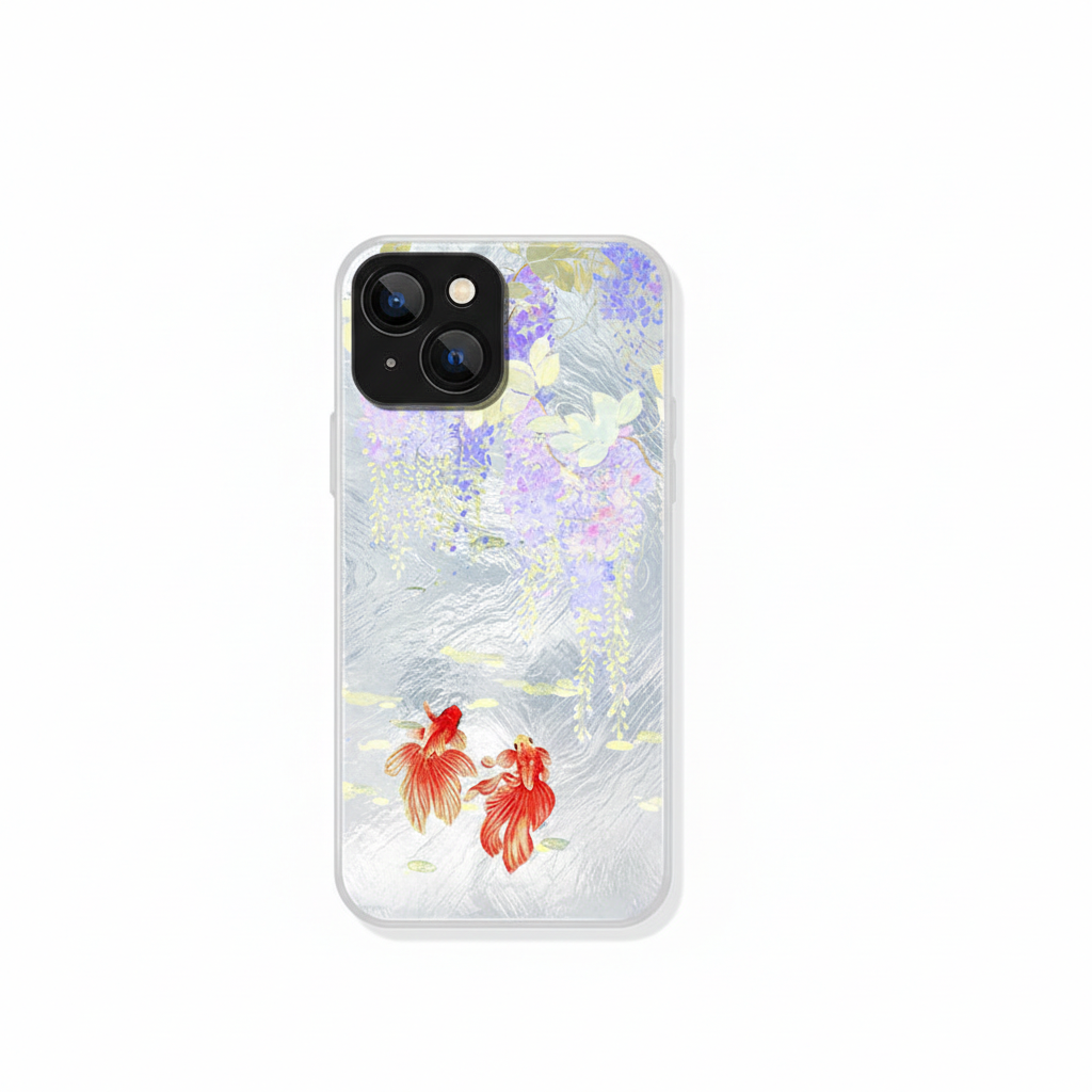Wisteria Brocade IMD Dual-Layer Case
