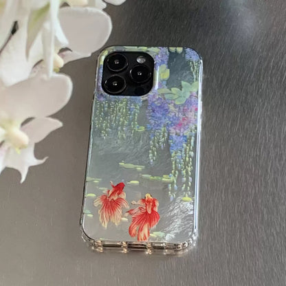 Wisteria Brocade IMD Dual-Layer Case
