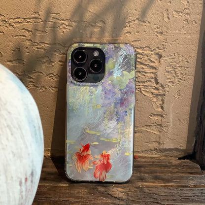 Wisteria Brocade IMD Dual-Layer Case