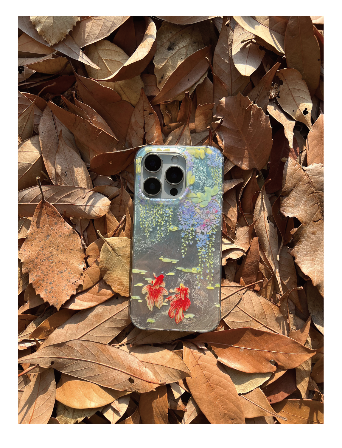 Wisteria Brocade IMD Dual-Layer Case