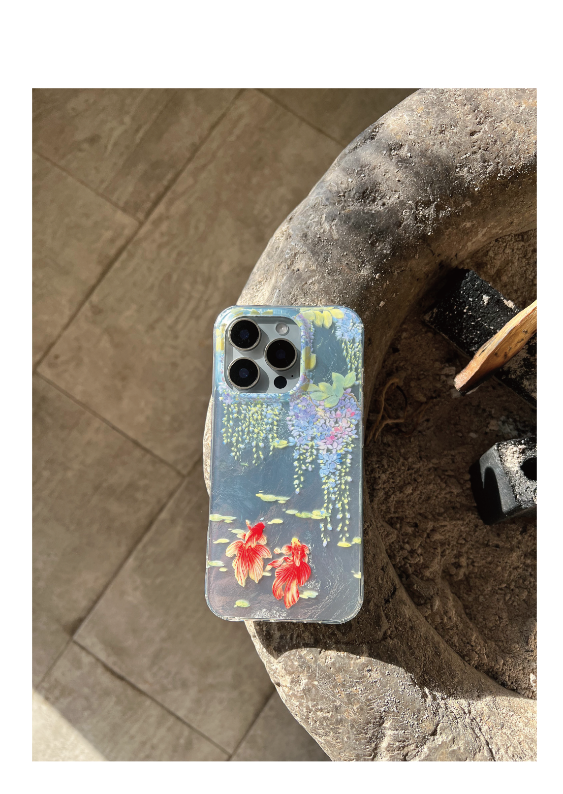 Wisteria Brocade IMD Dual-Layer Case