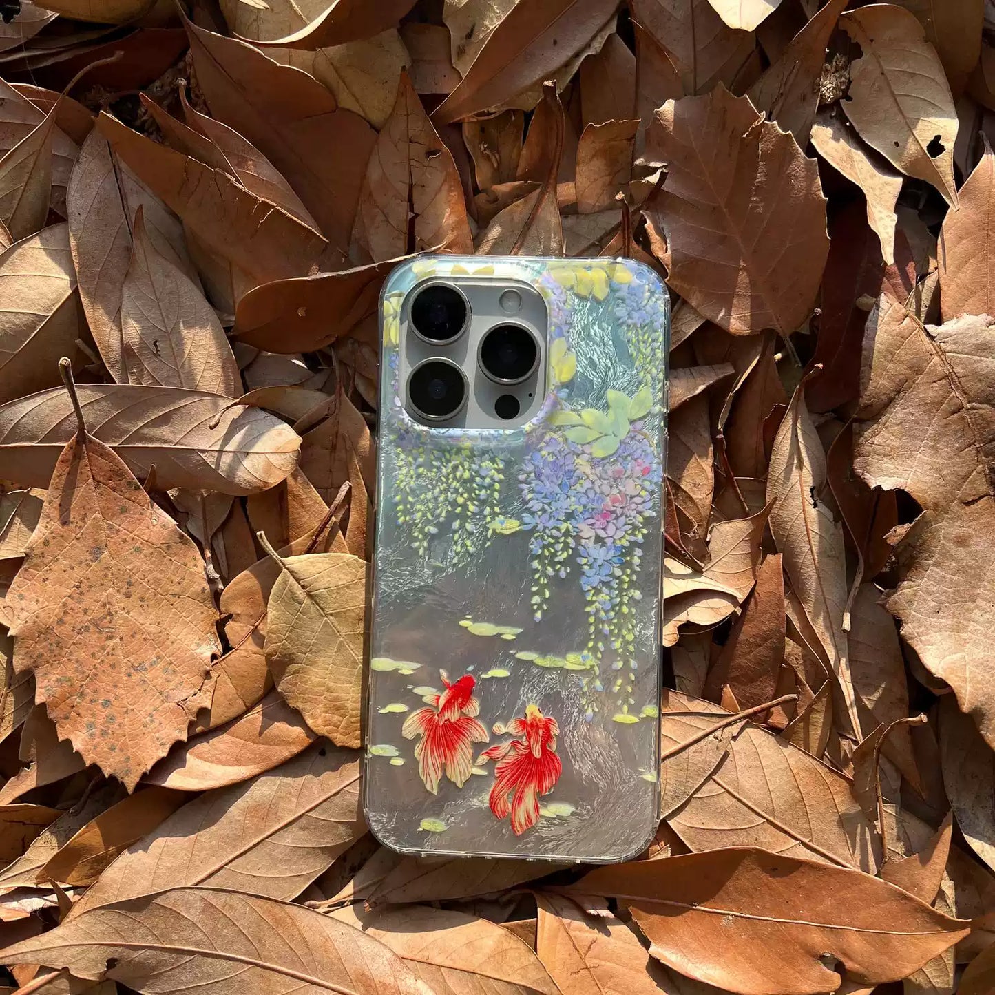 Wisteria Brocade IMD Dual-Layer Case