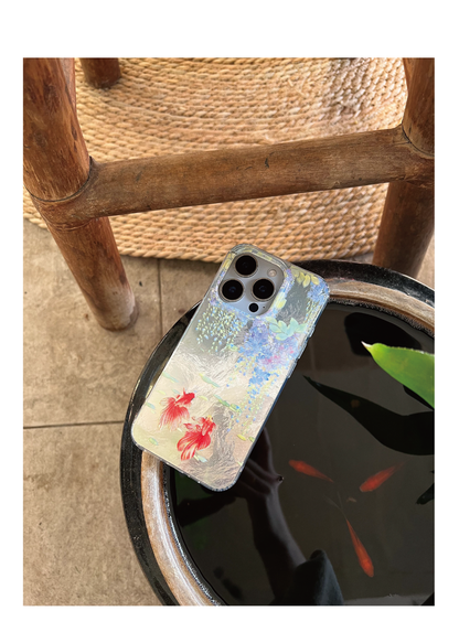 Wisteria Brocade IMD Dual-Layer Case