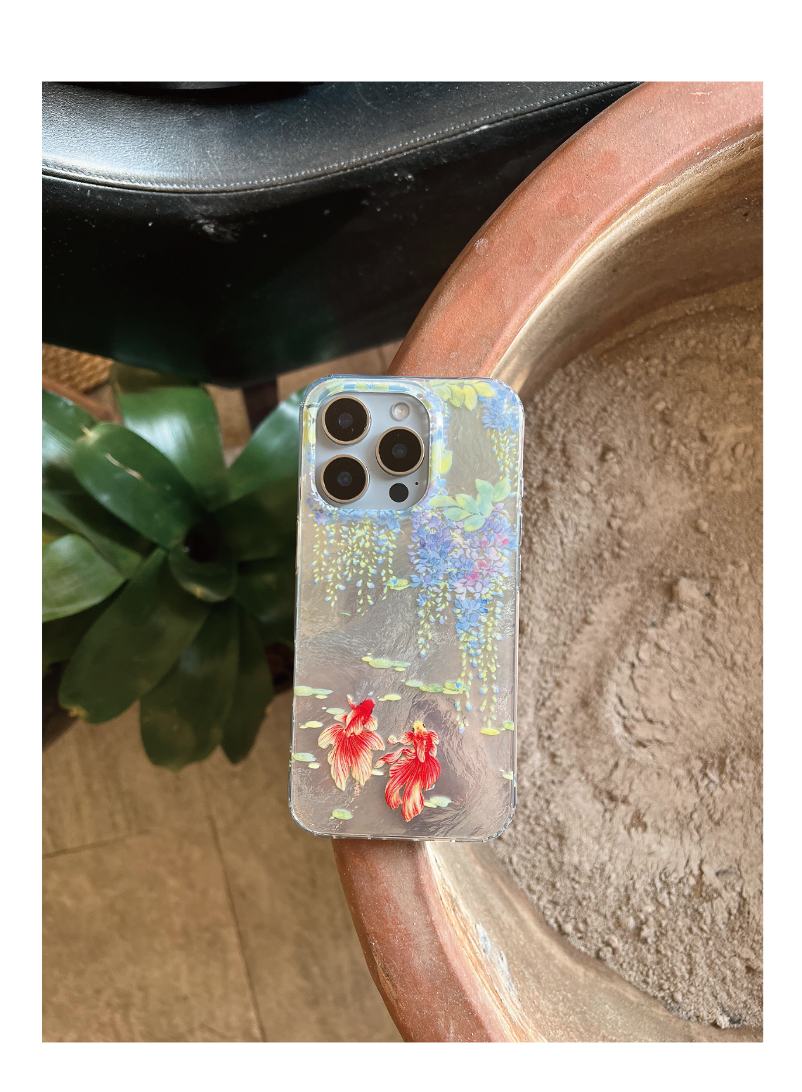 Wisteria Brocade IMD Dual-Layer Case