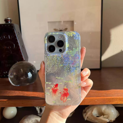 Wisteria Brocade IMD Dual-Layer Case