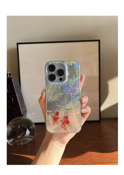 Wisteria Brocade IMD Dual-Layer Case