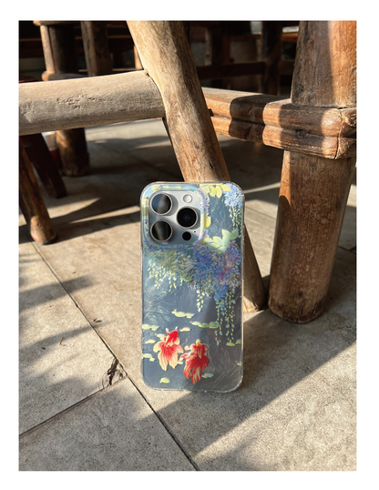 Wisteria Brocade IMD Dual-Layer Case