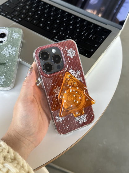 Xmas Snow Printed Phone Case