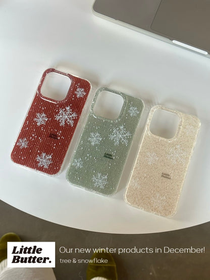 Xmas Snow Printed Phone Case