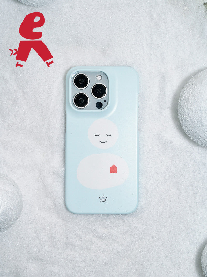 Xmas Snowman Printed Phone Case