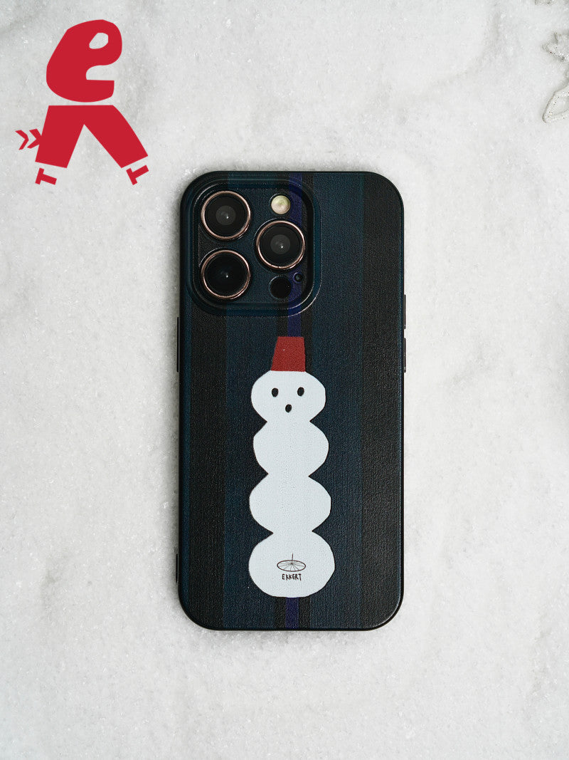 Xmas Snowman Printed Phone Case