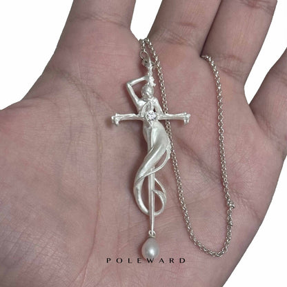 Yamsuph Sword Mermaid Necklace