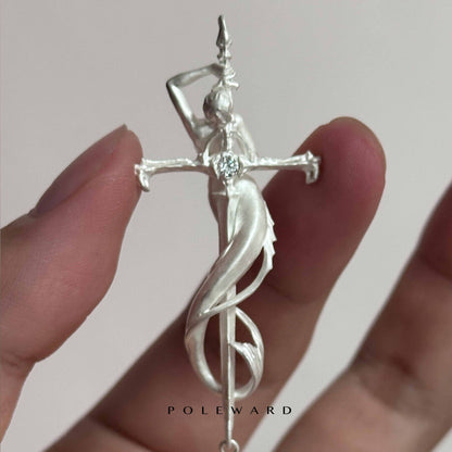 Yamsuph Sword Mermaid Necklace