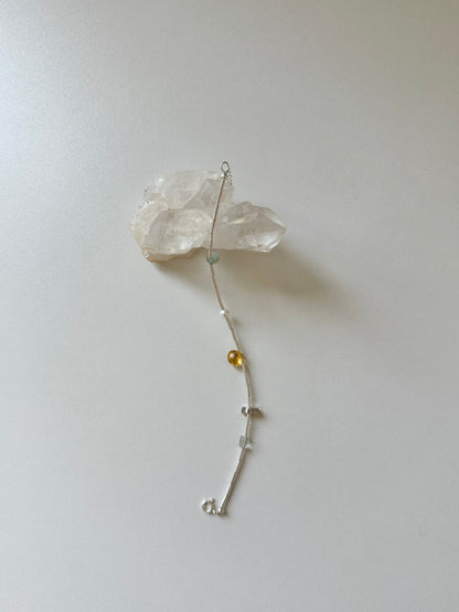 Yellow Green Natural Stone Beaded Bracelet