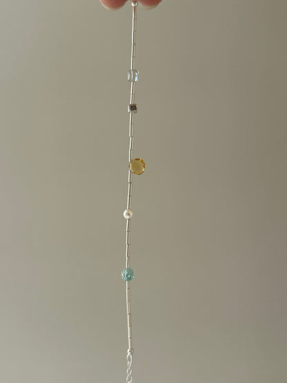 Yellow Green Natural Stone Beaded Bracelet