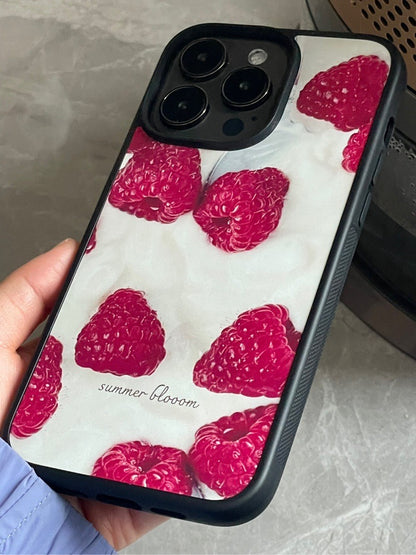 Yogurt Raspberry Printed Phone Case