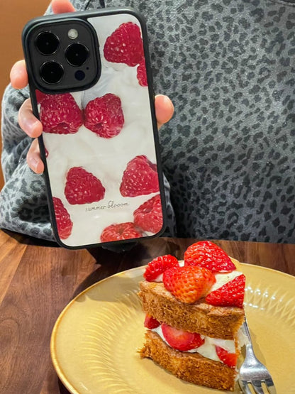 Yogurt Raspberry Printed Phone Case