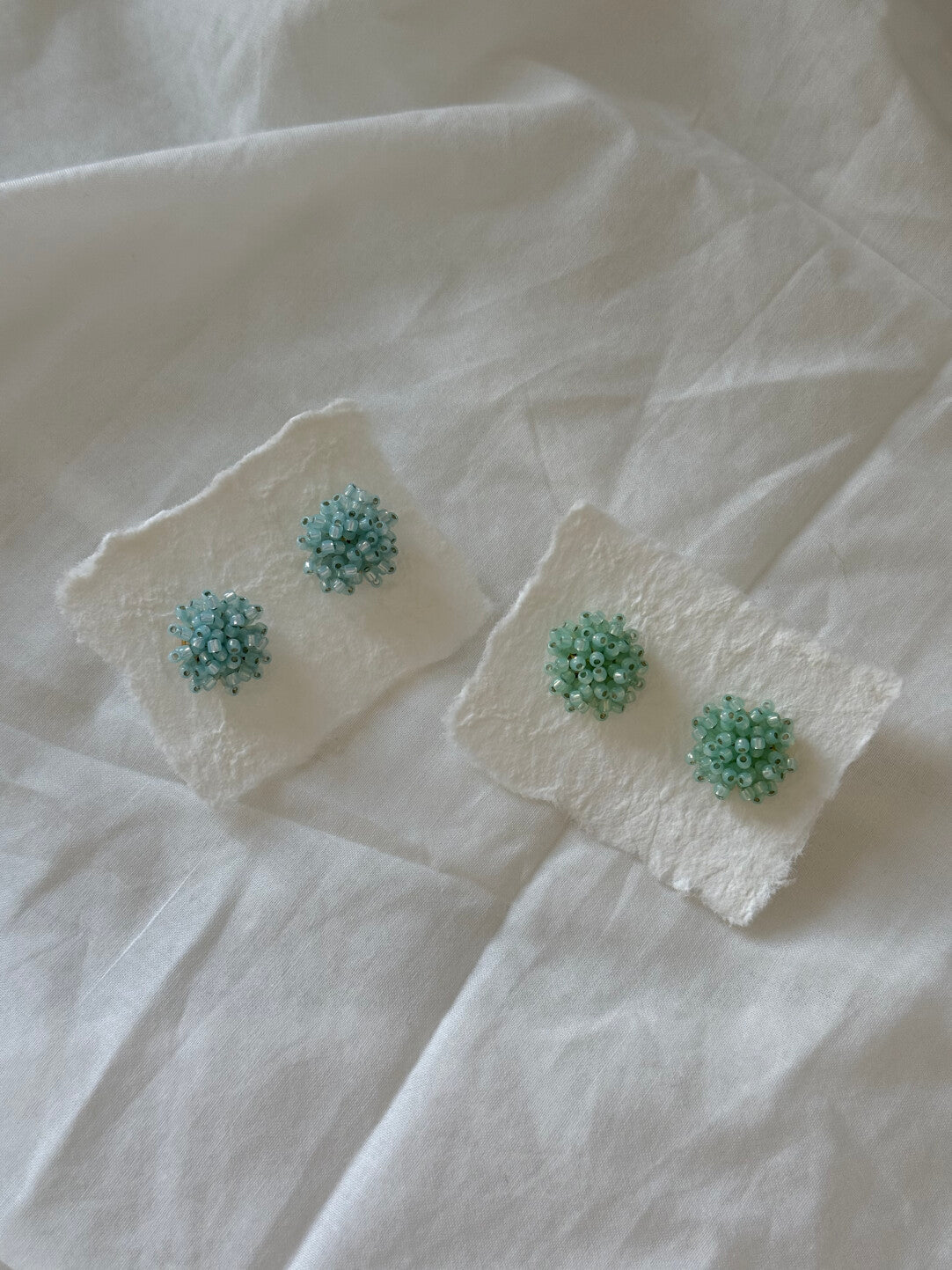Colorful Flower Beaded Earrings | Earring | Three Fleas