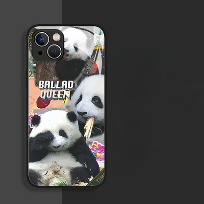 [ Meme Case ] Panda Panda Silicone Mirror Case