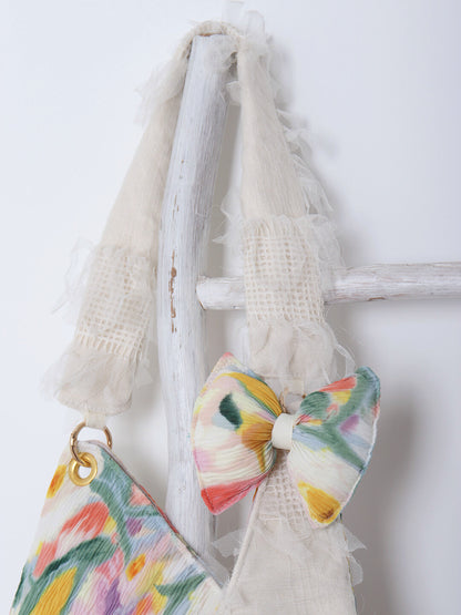 Floral Lace Cat Shoulder Bag | Bag | Three Fleas