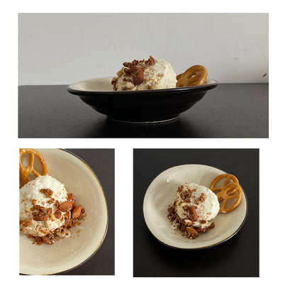 Handmade Ice‑Crackle Ceramic Bowl