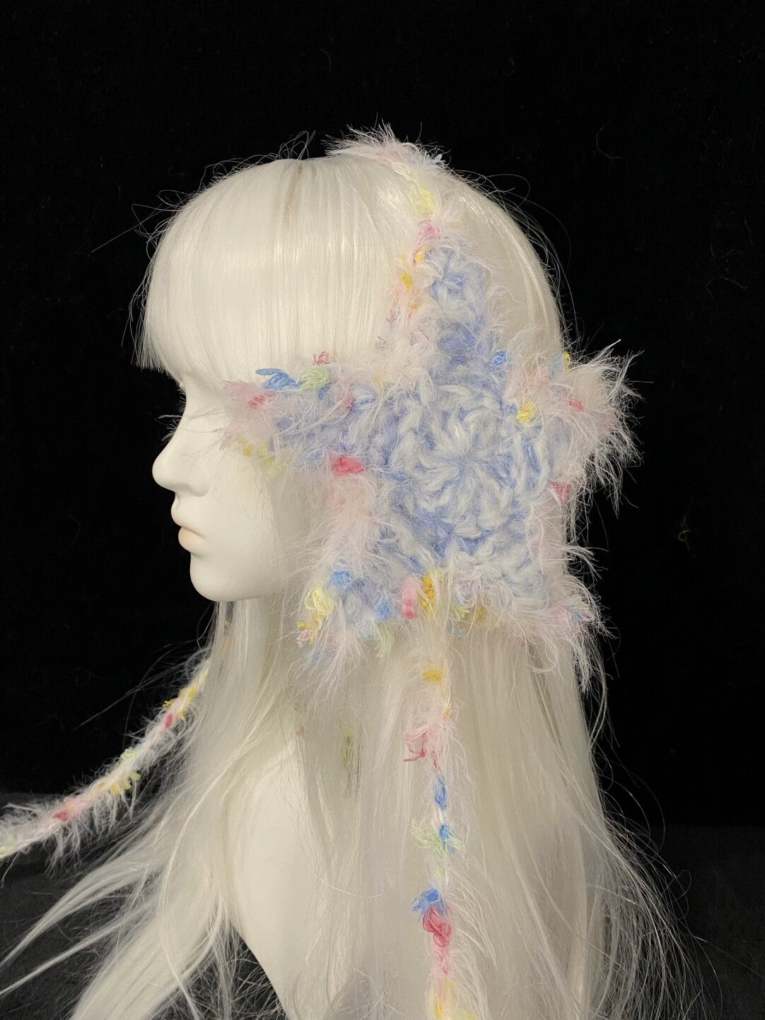 Handmade Crochet Star Shape Earmuffs | Hat | Three Fleas