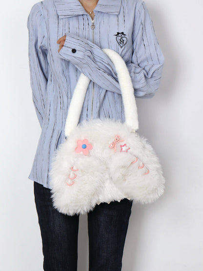 Cute Hidden Face Bunny Shoulder Bag | Bag | Three Fleas
