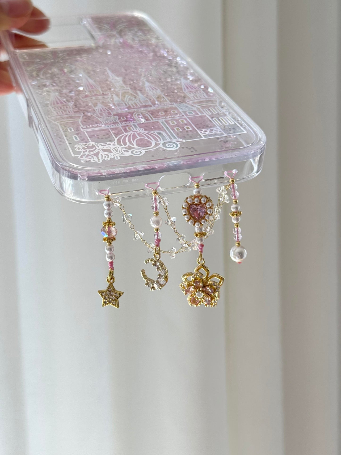 Star Moon Pendant With Phone Case
