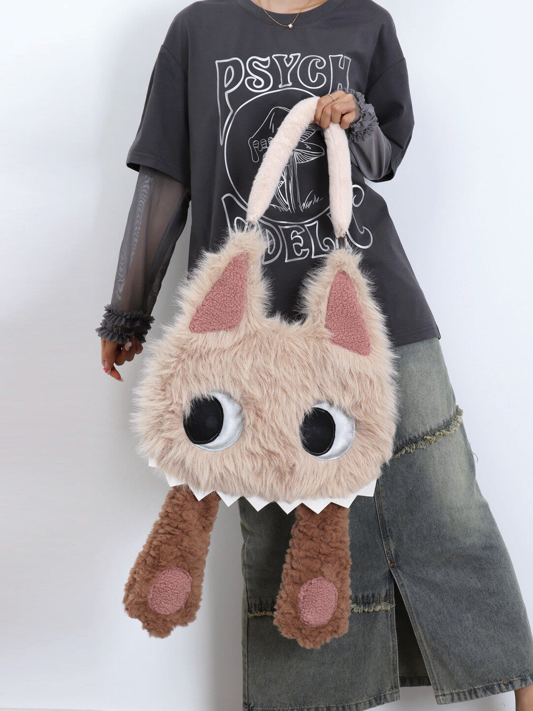 Cute Hidden Face Kitten Backpack | bag | Three Fleas