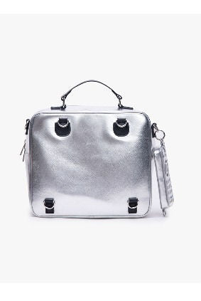 Silver Retro TV-Shaped Ita Bag