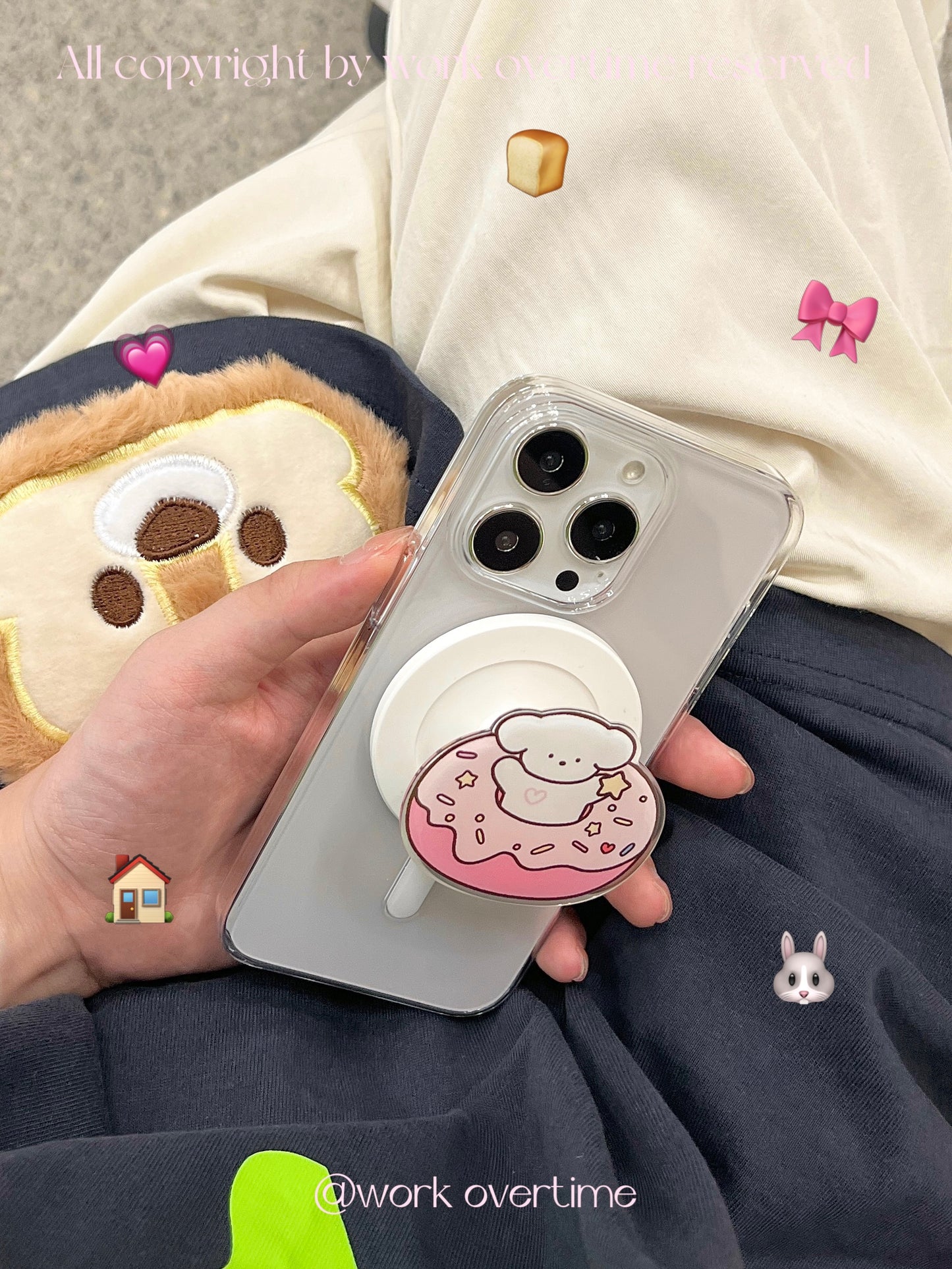 Retachable Magsafe Puppy Magnetic Phone Stand
