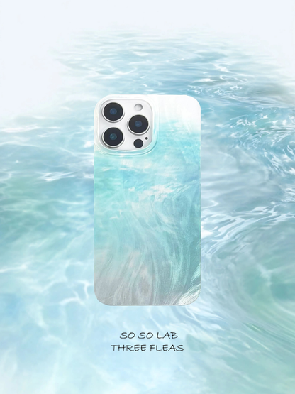 Artistic Metallic Luster Abstract Ripples Phone Case IMD-SSL