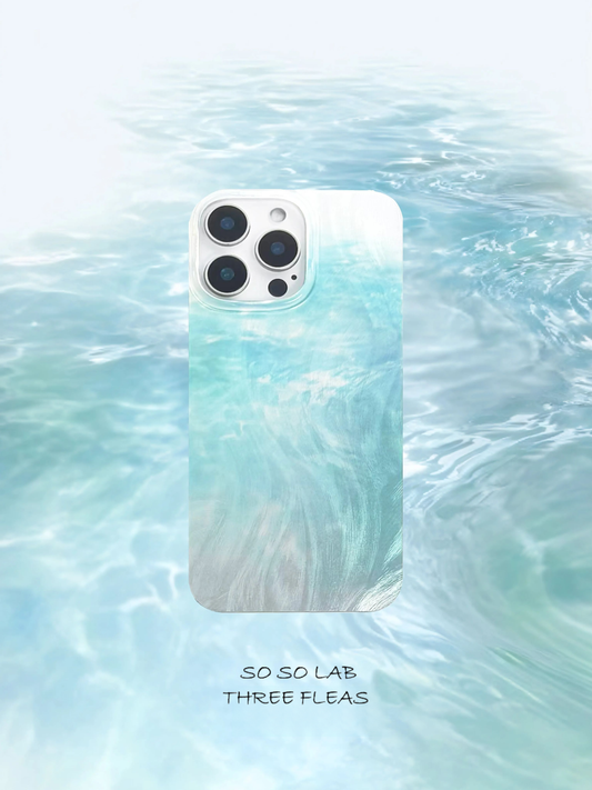 Artistic Metallic Luster Abstract Ripples Phone Case IMD-SSL