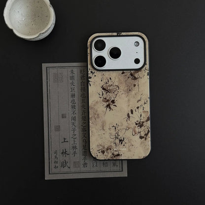 Autumn Ink Flower Phone Case-NS002G