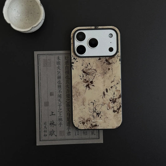 Autumn Ink Flower Phone Case-NS002G