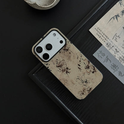 Autumn Ink Flower Phone Case-NS002G
