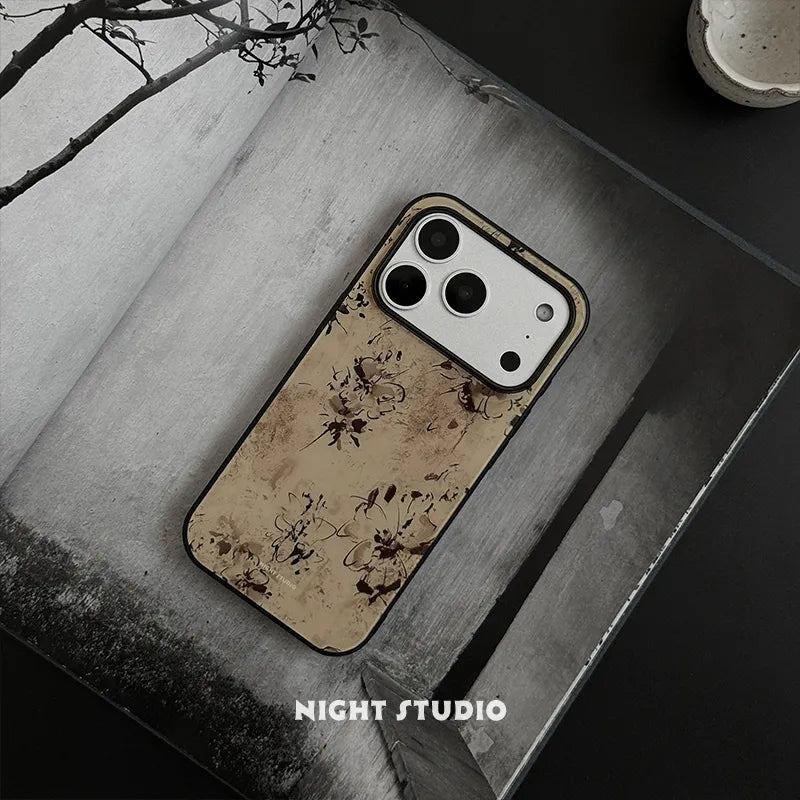 Autumn Ink Flower Phone Case-NS002G