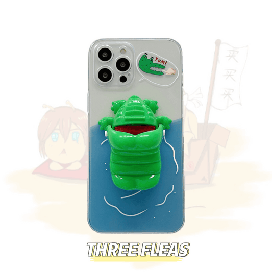 Crocodile teeth toy phone case | phone accessories | Three Fleas