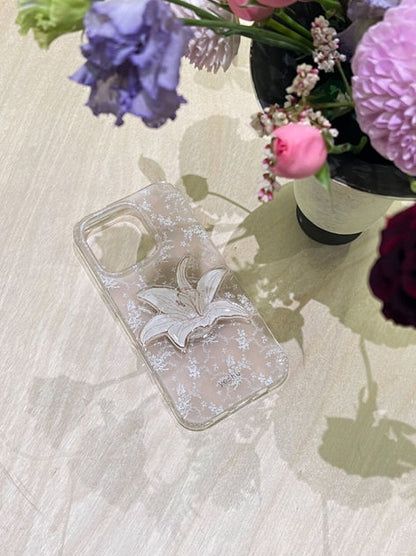 White Lily Phone Case