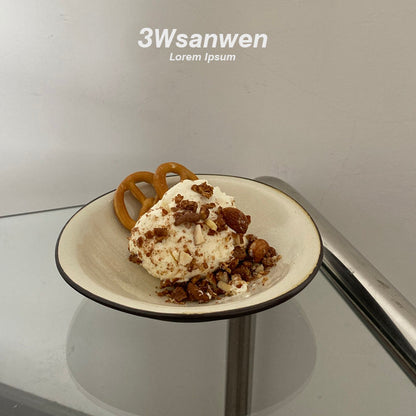 Handmade Ice‑Crackle Ceramic Bowl