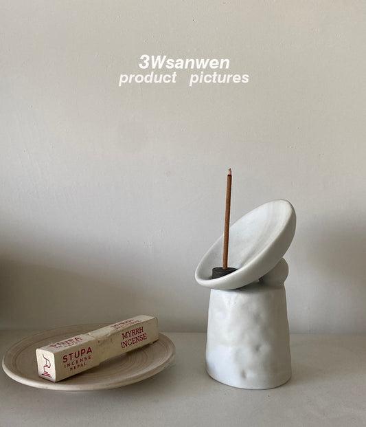 Wabi‑Sabi Incense Holder | Incense Holder | Three Fleas