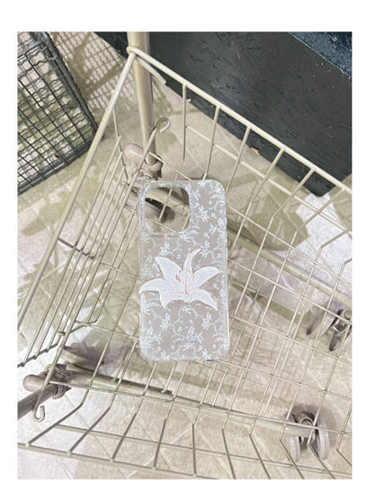 White Lily Phone Case