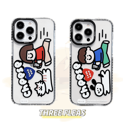 Funny couple phone case