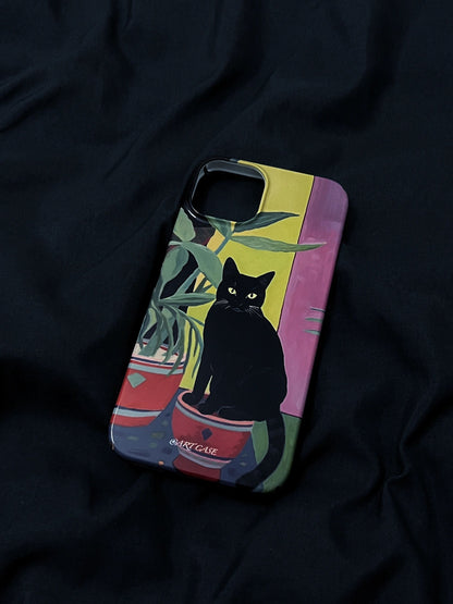Black Cat Printed Phone Case(12/12P)