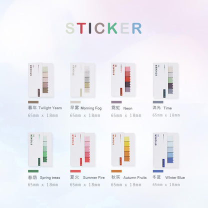 Three Fleas-Faded Color Sticky Memo-05