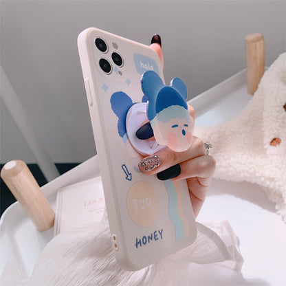 「iPhone」Boy Blue Cover with Holderphone accessories - Three Fleas