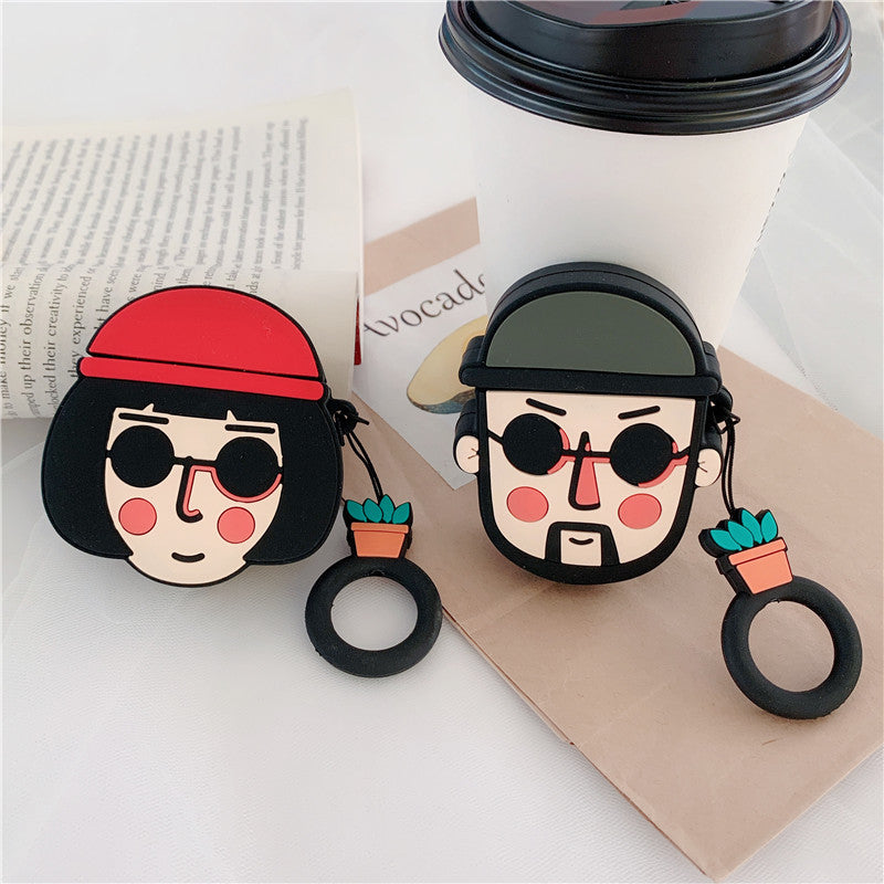 Cute Couple AirPods Case - Three Fleas
