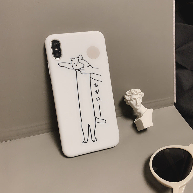 「iPhone」Japanese Style Cat or Bears Soft Coverphone accessories - Three Fleas